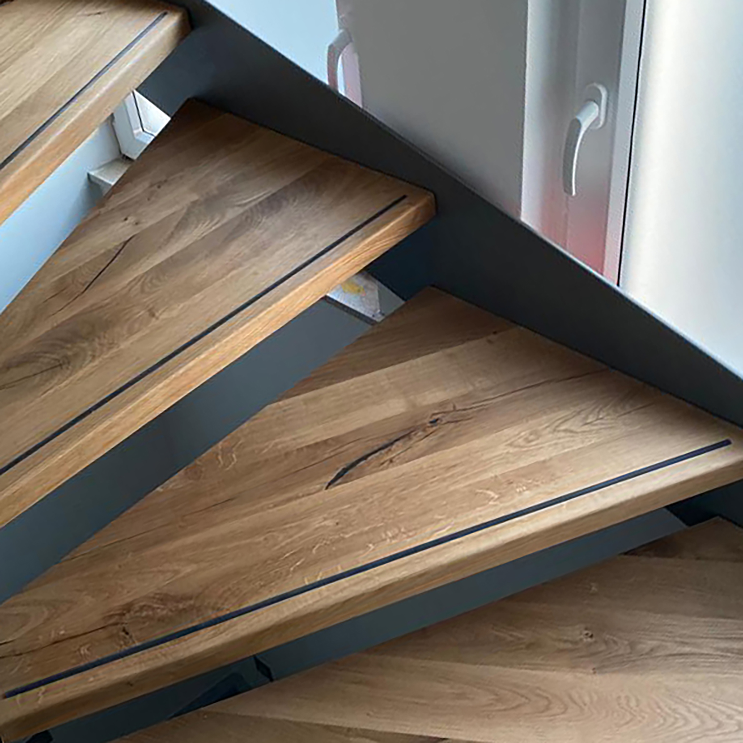 Treppenstufen Wildeiche